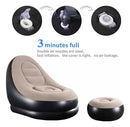 Sillon inflable con Bomba y reposapies