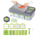 Estación de Preparación Mandolina 28 en 1: ¡Transforma tu Cocina!