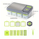 Estación de Preparación Mandolina 28 en 1: ¡Transforma tu Cocina!