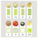 Estación de Preparación Mandolina 28 en 1: ¡Transforma tu Cocina!