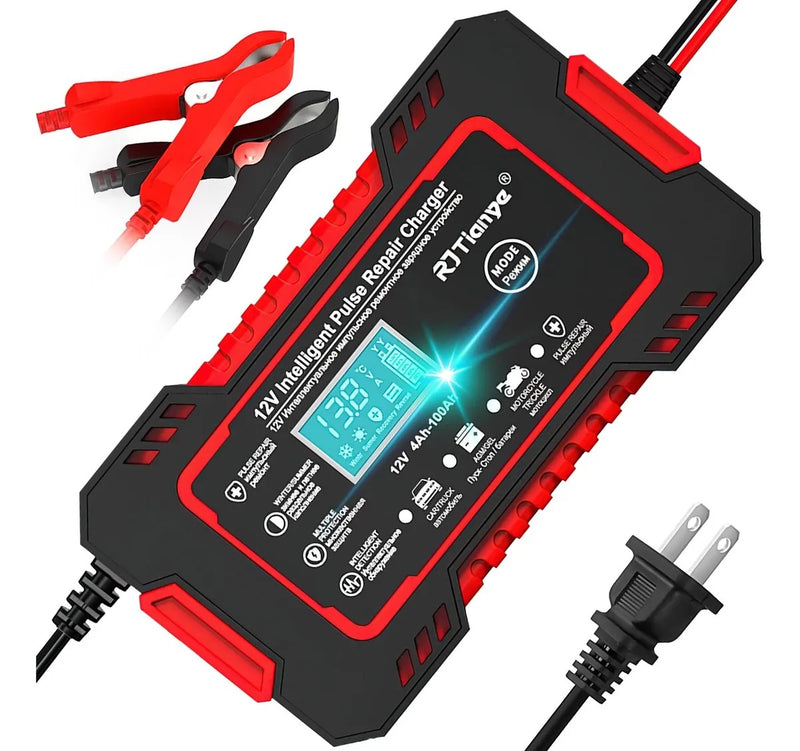 Cargador de Baterías Portátil 12V 🚗 ¡Oferta exclusiva! 🎉
