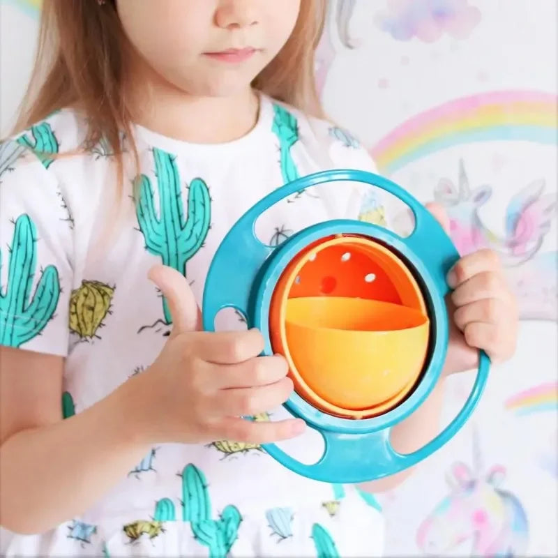 Plato Antiderrame 360° para Bebés y Niños