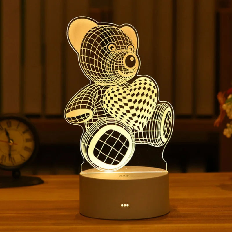 Glowtasy™ Lámpara Ilusión 3D Acrílico