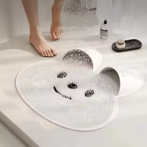 ALFOMBRILLA PARA LAVAR PIES FORMA CONEJO