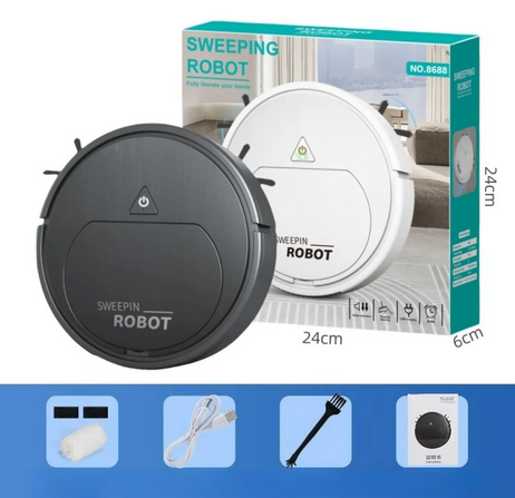 Robot Aspiradora Inteligente 3 en 1  Limpieza Hogar