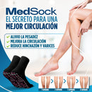MedSock® - Medias de compresión de turmalina iónica con control de vena várice y acupresión