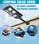 Lámpara Inteligente Solar 600W