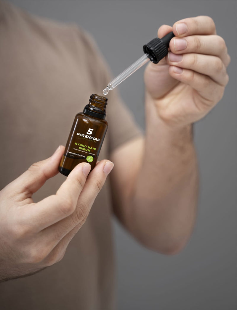 SERUM 5 POTENCIAS + (PERFUME CAPILAR OBSEQUIO)