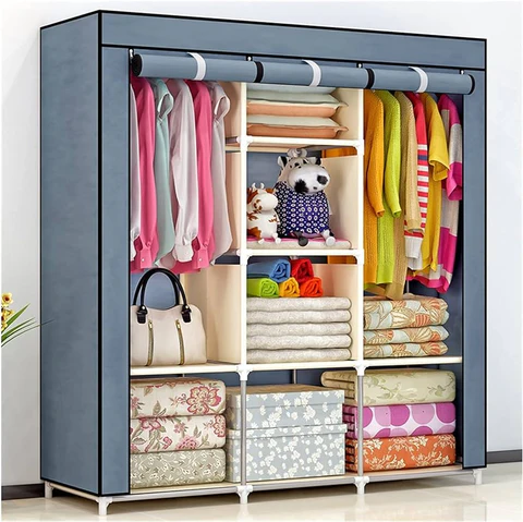 Armario Closet Tela 3 Cuerpos Organizado