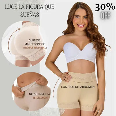 Panty Levanta Cola Con Encaje