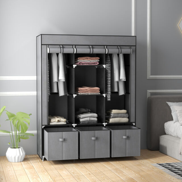 Armario Closet Tela 3 Cuerpos Organizado