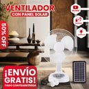 Ventilador Solar Silencioso  Larga Duración Recargable y Ahorrador